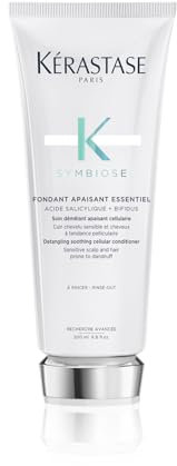 Kérastase, Symbiose, Après-Shampoing Démêlant Anti-Pelliculaire, Pour Cuirs Chevelus Sensibles à Tendance Pelliculaire, Sans Sulfate et Silicone, Fondant Apaisant Essentiel, 200 ml