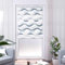 K-Home Klemmfix Doppelrollo Madrid ohne Bohren Bedruckt Welle Grau 70 x 150 cm (B x L)
