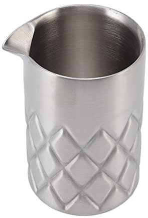 Cocktailglas, Unzerbrechliches Cocktail-Rührglas aus Edelstahl mit Filter