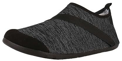 Calcetines de yoga para mujer, antideslizantes, de secado rápido, cómodos, para pilates, ballet, baile, tenis de entrenamiento transpirables para interiores, Black, 40 EU
