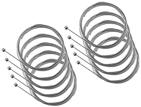 AGGRO-X Bowdenzug SET Innenzüge 10 Stück Komplett Bremsseil Schaltung mit Endhülsen für MTB, Trekking, Cityräder und Tourenräder (10x Bremszug)