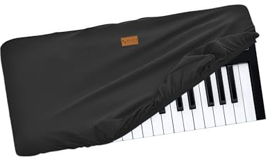 Musiin Copertura antipolvere per tastiera pianoforte a 37 tasti, compatibile con Novation Launchkey 37 MK3, Launchkey 37 MK4, Luxury Chinlon anti-polvere e antigraffio, liscio al tatto e vestibilità
