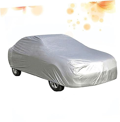 MAGICLULU Couverture De Argentée Bâche De Protection Solaire Et Poussière pour Voitures Usage Intérieur Et Extérieur Protection Eau Et Pluie Matériau Durable