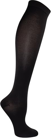 Dr. Scholl's womens Graduated Compression Knee High - 1 & 2 Pair Packs Casual Sock, Black, 4 10 US