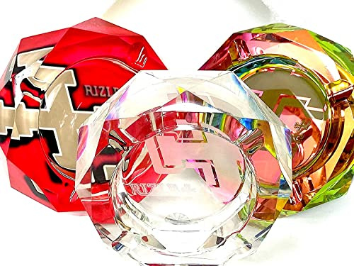 Rizla Crystal Glass Ashtray, Clear | Official Licensed