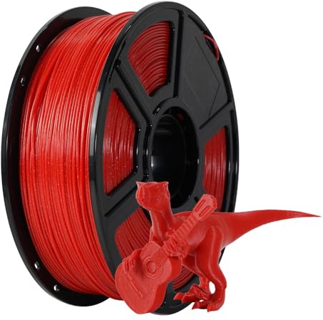 FLASHFORGE Sparkle ASA-Filament, 1,75 mm, 3D-Drucker-Filamente, 1 kg Spule, Maßgenauigkeit +/- 0,02 mm (Sparkle ASA Rot)