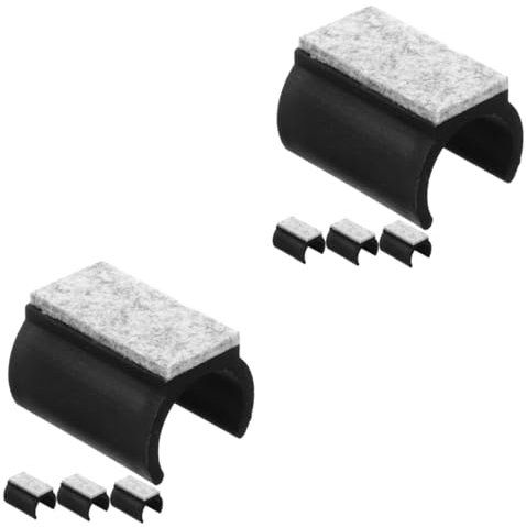 Gadpiparty 8pcs Chair Leg Pads for Hardwood Floors u Shaped Felt Pads Noise-reducing Furniture Protectors