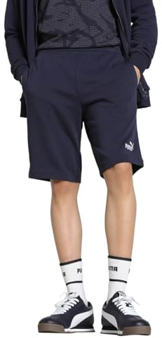 Puma Ess No. 1 Logo Shorts 10, Pantaloncini Lavorati a Maglia Uomo, New Navy,