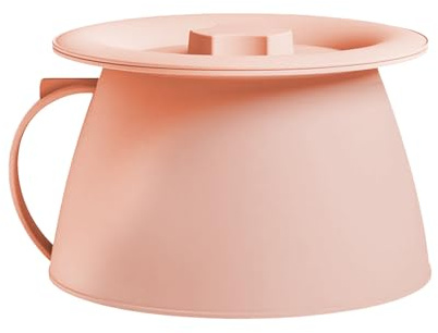 WJnflQN Orinal de Viaje | Bacinilla De Cabecera 1.5L Con Asa Para Exteriores,Cuña Para Hombre Mujer Niño Niña Adolescente Y Adulto Mayor