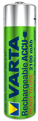 Varta 56706101111 Akku AA (2100 mAh), Grün, 10 Stück