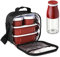 PracticFood Kit Urban Food Casual - Bolsa Térmica Porta Alimentos con Tapers Herméticos (Black Drink)