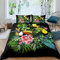 PONGLPKBB Bettwäsche 135x200 Tukan, Mikrofaser Bettbezüge - 1 x Bettbezug mit Reißverschluss + 1 Kissenbezug 80x80 cm für Kinder Jungs Mädchen