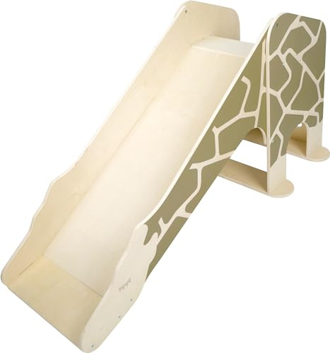 Small Foot Scivolo Indoor „Wildlife“ in legno, scivolo per bambini di gran valore, per bambini dai 2 anni, 12424