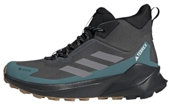 adidas För Män Terrex Trailmaker 2 Mid GORE-TEX Hiking Shoes, Grey Six/Grey Three/Preloved Teal, 43 1/3 EU