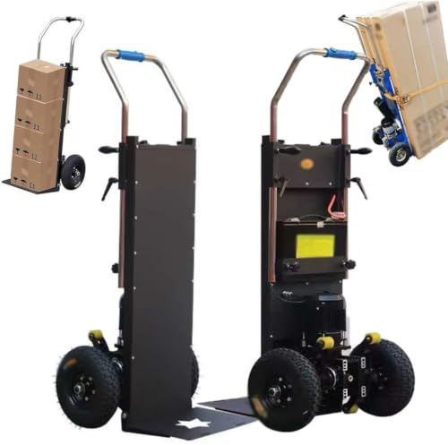 Générique Diables électriques pour Monter Les Escaliers Diable pour Escalade d'escalier Capacité de Charge Maximale de 400kg Diable électrique pour l'entrepôt Logistique de Retrait,1500w