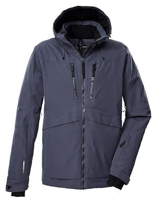 Killtec herr Ksw 55 Mn Ski Jckt Skidjacka/funktionell jacka med huva, snöfall och underarmsventilation
