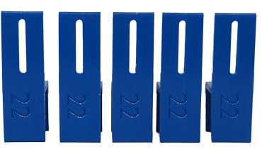 eTech4Us 5 Pack 22mm Scribe Tools Woodworking & Carpentry H U Shaped Jigs for Scribing Carpenters make life easy when installing Fillers, Panels & more