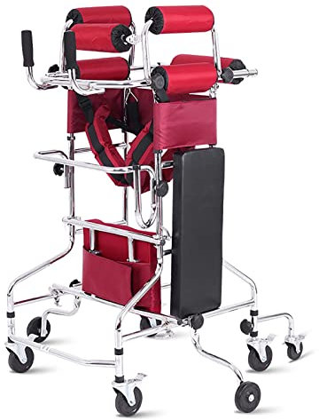 Deambulatori Carrello Deambulatore Per Interni, 8 Ruote, Per Anziani, Persone In Forma Di 114-145 Cm, Ausilio Per Camminare In Piedi Per Adulti, Supporto Per L'Allenamento Degli Arti Inferio