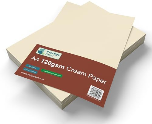 Prestige A4 Cream 120gsm Paper x 500 Sheets per Pack