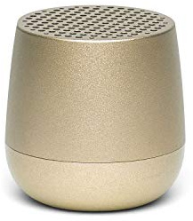 Lexon MINO+ Portable Bluetooth Mini Speaker with HD sound, Rechargeable and Pairable - Soft Gold