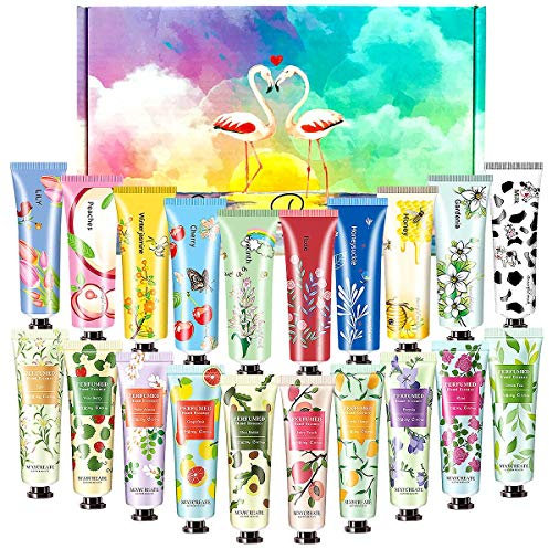 SmoBea Handcreme-Set, 20 Stück Mini-Handcreme Four Seasons, Kräuterduft-Handcreme, Feuchtigkeitscreme-Geschenkset für Mädchen