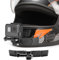 Lupholue Motorradhelm-Kinnhalterungs-Kits mit selbstklebenden gebogenen Pads for GoPro Hero 13 12 11 10 9 8 7, (2018), 6 5 4 3, Hero Black, Session, Xiaomi Yi, SJCAM, Campark