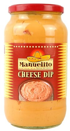 PZ 1 BARATTOLO DA 1000 GR DI SALSA A BASE DI FORMAGGIO FUSO CON PEPERONI JALAPENO CHEESE DIP MEXICAN TASTE