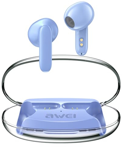 AWEI Słuchawki Bluetooth 5.3 t85 enc TWS niebieskie Marque