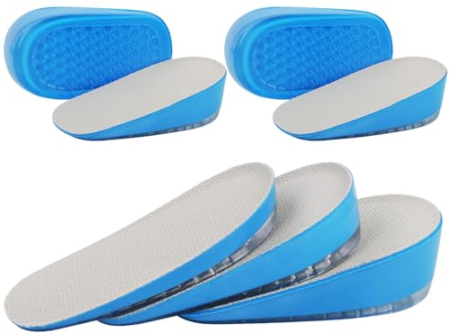 URAQT 2 Paires de Hauteur Augmentation, Semelles de Talon D'Augmentation Talonnette Grandissante Invisibles, Intérieures Elastique Et Respirantes