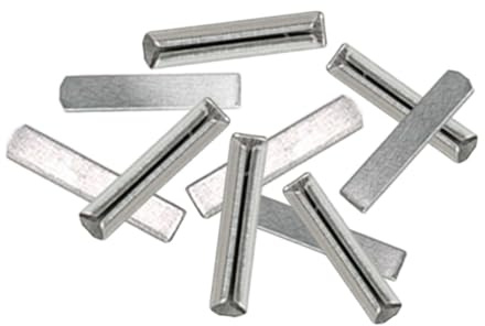 LeeQinersw 10 Piezas Model Train Rail Joiners Unión de Rieles para Trenes de Modelismo Conectores de Vías Y Repuestos Metálicos Adecuados para Modelistas Colecci, Escala Ho