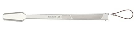 Everdure by Heston blumenthal Grillzange I hochwertige Edelstahl Fleischzange rostfrei & pflegeleicht I Küchenzange mit Leder-Aufhänger I Kochzange mit den Maßen 35,5 x 4,3 x 3,1 cm