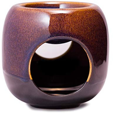 Kaloogo Sabai Scent Pure Duftlampe Keramik für ätherische Öle – minimalistisches Duftlicht – perfekte Wärmeabgabe – hochwertige Duftlampe Teelicht – für Duftwachs und Duftöl – Aromalampe (Vintage)