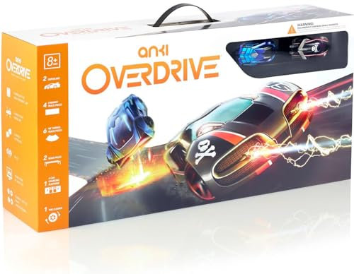 HAC24 Anki Overdrive Starter Kit Autorennbahn Auto Rennstrecke Rennbahn inkl. 2 Rennauto App Steuerbar