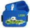 Bento Box Midi Lunchbox für Mepal Bentobox - Fußball Geschenke Junge Fussballgeschenk Kinder - 900 ml - Blau - einschulung brotdose brotbüchse jungen schule soccer fussball jausenbox die