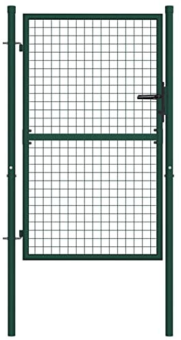 Swpsd Fence gate steel 100x125 cm green Model145733