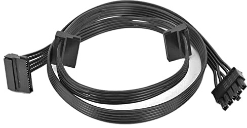 HSSDTECH Cavo di Alimentazione 5 Pin a 3 SATA per Cooler Master VSM750 VSM650 VSM550 (70cm)