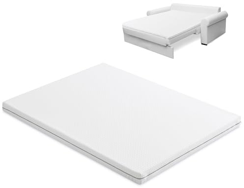 EROSS CONFORT | Colchón Sofá Cama 140x180x10 Matrimonio Doble. Burbujas. Altura 10 cm. Funda con Cremallera Lavable y Transpirable. Núcleo Espuma HD