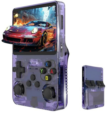 New Upgrade Retro Handheld Game Console with 64G Built-in 15000+ Classic Games, Portable Hand Held Open Source Linux System 3.5-in 4k HD IPS Screen