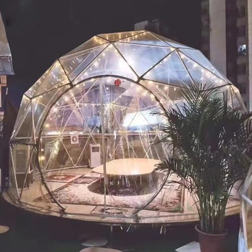 Tienda de campaña de burbujas transparente, cúpula transparente para camping, 12 x 12 x 7.2 pies, tienda de campaña para deportes y uso en el jardín