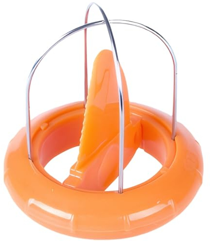 Hperu Éplucheur de Coupe-Kiwi en Acier Inoxydable, 2.8x2.8 Pouces, Outil de trancheur Kiwi Facile à Utiliser avec poignée Facile à saisir, 2 pièces