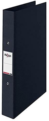 Rexel A4 Ring Binder, Black, 25 mm 2 O-Ring Diameter, Choices, 2115563