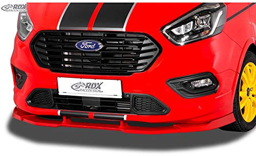 RDX Spoiler Anteriore Sottoparaurti Transit Custom/Tourneo Custom ST-Line 2018+ approccio Anteriore Labbro Spada VARIO-X