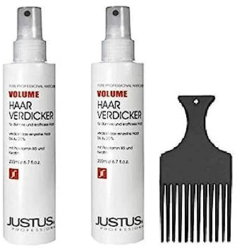 Justus Haarverdicker 200ml Volume Spray (2 Stück)