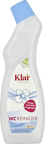 Klar Eco Sensitive - Limpiador de inodoro (2 x 750 ml, sin aroma, para inodoros y urinarios, contra la cal, piedra de orina, suciedad, vegano)