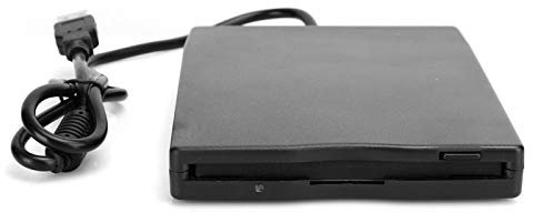 Surebuy Externes Diskettenlaufwerk, 3,5-Zoll-USB-Diskettenleser, Tragbares, Austauschbares Computerzubehör für Windows 10/7 / Vista/Windows 8 / XP/ME / 2000 / SE / 98