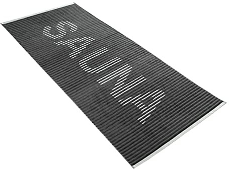 Vossen Damen & Herren Camden Saunatuch Graphit 80 x 200 cm