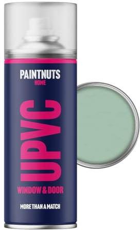 Paintnuts uPVC Window & Door Paint - NCS-3010-G10Y - CHARTWELL GREEN Matt 400ml Spray Can