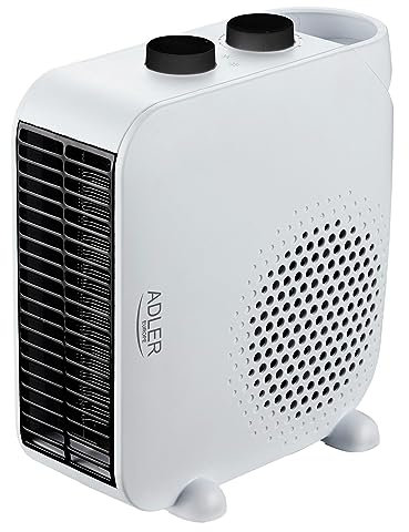 ADLER EUROPE AD7748 - Radiador de ventilador, radiador eléctrico, ahorro de energía, 2000 W, función de ventilador, termostato