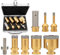 SHDIATOOL Diamant Bohrrone Fliesenbohrer Set - 8Stück(6/6/20/25/35/50mm Bohrer/20mm Fingerbohrer/Sechskant-Schaftadapter) für Porzellan Fliesen Keramik Granit Marmor