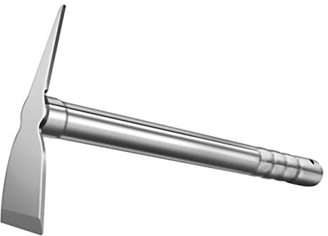 MERRYHAPY Houe en Acier Inoxydable pour Le Jardinage Outil Compact Houe agricole à Manche Court pour Creuser pour la Culture maraîchère